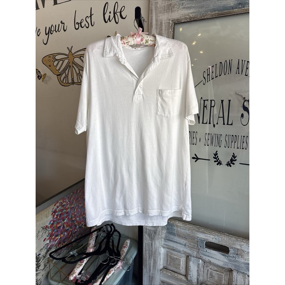 Peter Miller Men’s White Polo Size Medium